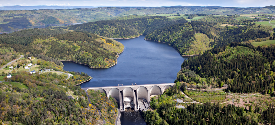 l'un des barages sur la truyère