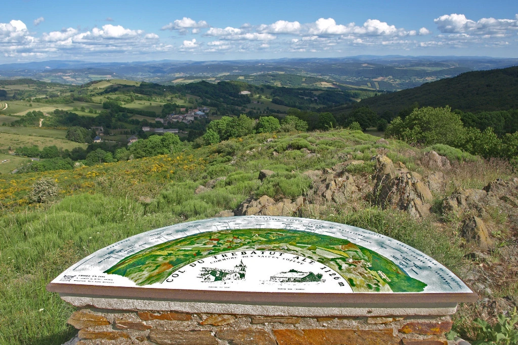 table d'orientation du col du trébatut
