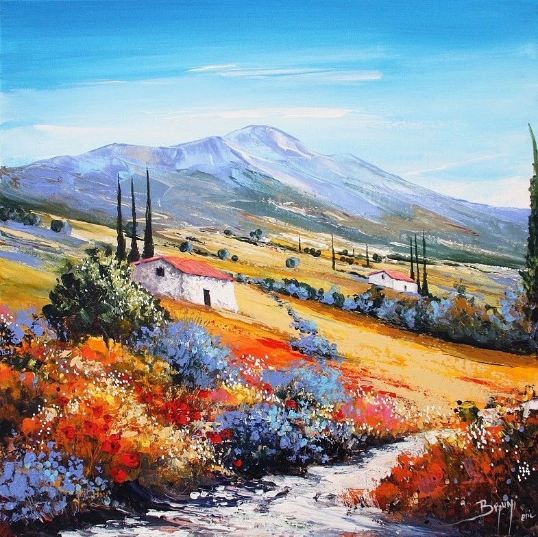 tableu provence et garrigues