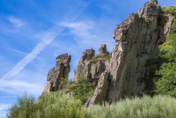 vers le haut du sentier