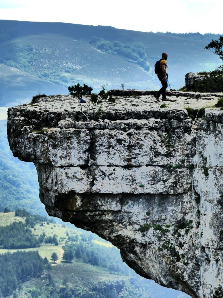 via ferrata au dessus de florac