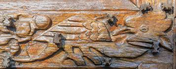 détail du portail de l'église