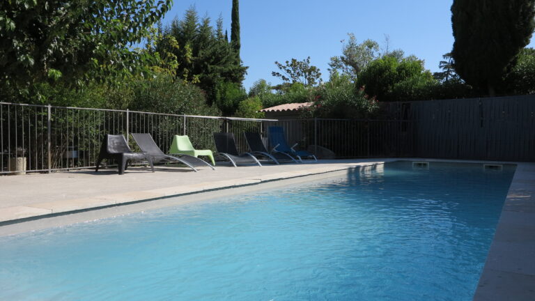 fontaine poisson rouge piscine